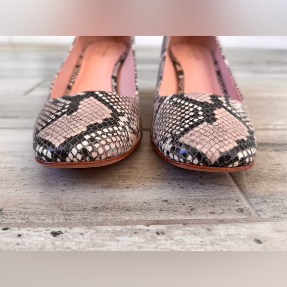 Kate Spade Snake Print Block Heels - Picture 8 of 15